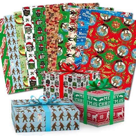 Accoutrements Super Awesome Christmas Wrapping Paper Book Review More