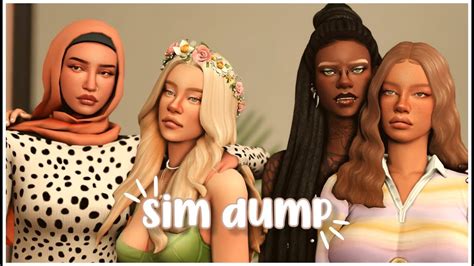 Thank You For 600 Subs 💞 Sim Dump Download Sims 4 Create A Sim