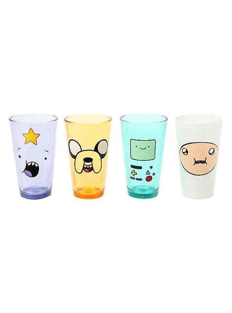 Adventure Time Pint Glass 4 Pack Adventure Time Merchandise