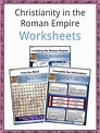 Christianity in the Roman Empire Facts & Worksheets For Kids