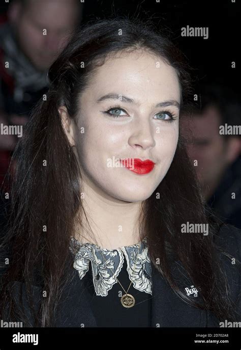 Jessica Brown Findlay Arriving At The Evening Standard British Film Awards 2012 At The London
