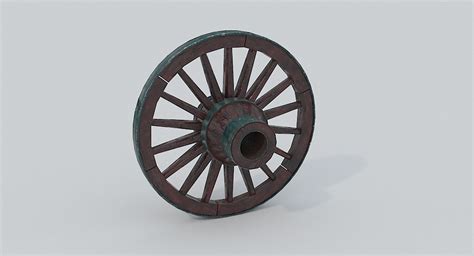3d Model Wagon Wheel 2 Turbosquid 1740360