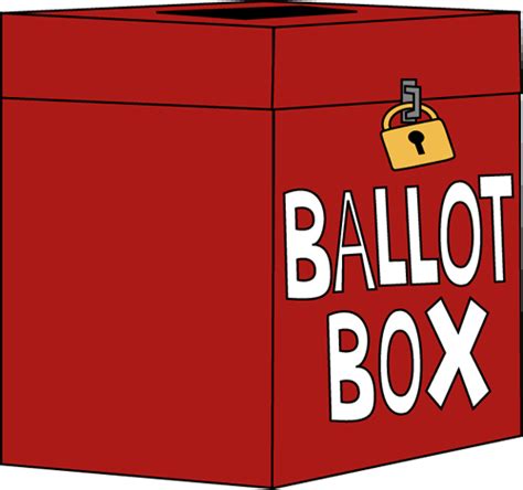Voting Ballot Box Clip Art - Voting Ballot Box Image