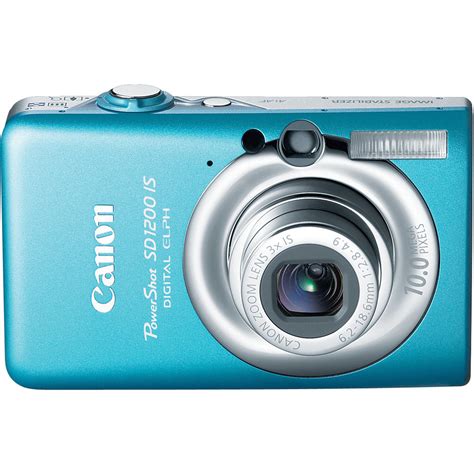 Canon Powershot Sd1200 Is Digital Camera Blue 3449b001 Bandh