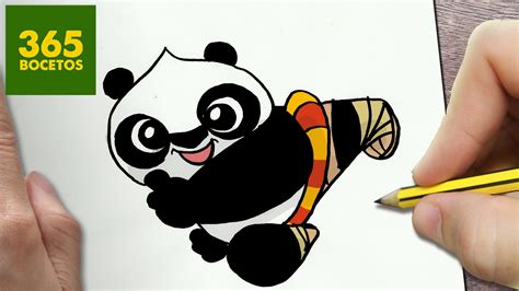 Como Dibujar Kung Fu Panda 3 Kawaii Paso A Paso Dibujos Faciles How