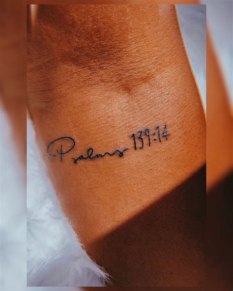 Psalms 13914 Tattoo Bible Tattoos Scripture Tattoos Discreet Tattoos