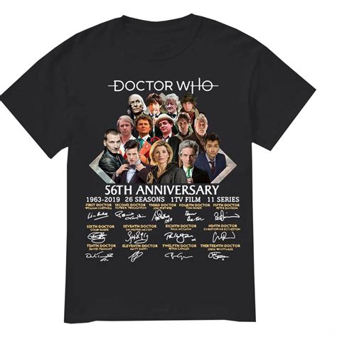 56th anniversary doctor who shirt