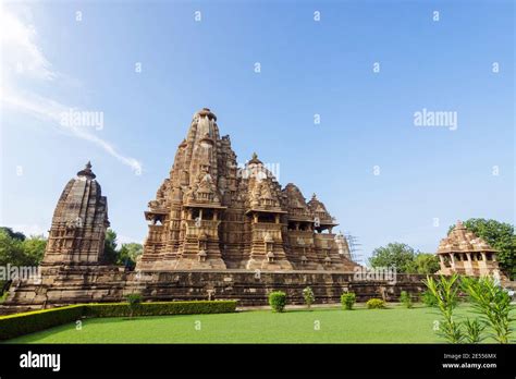 Khajuraho Madhya Pradesh India Vishvanatha Temple Part Of The