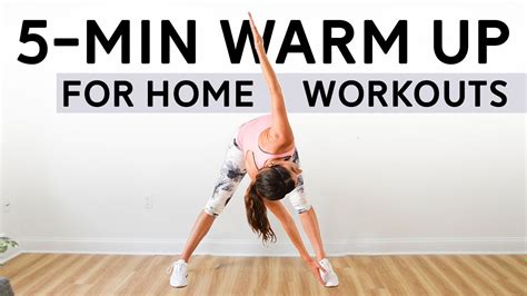 Minute Warm Up For At Home Workouts YouTube