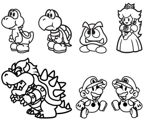 Paper Mario Characters Paper Mario Mario Characters Mario