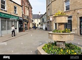 High Street from Market Place, Wetherby, West Yorkshire, England ...