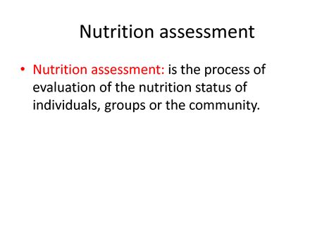 Solution Nutrition Assessment Studypool
