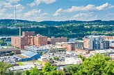 Vista Do Distrito Da Tira, De Frank Curto Park Em Pittsburgh, Pensilv ...