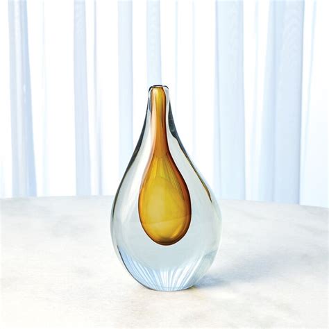 Global Views Amber 11 Glass Table Vase Wayfair