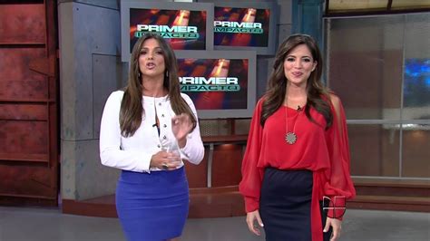 Pamela Silva Conde and Bárbara Bermudo 2012/07/24 Primer Impacto HD