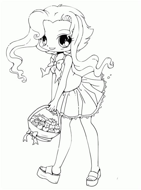 Chibi Anime Coloring Pages Coloring Home