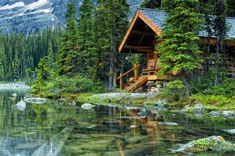 Cabin By The Lake Wallpapers Wallpaper Cave