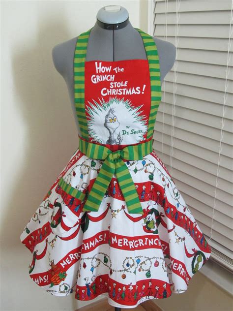 Check spelling or type a new query. The Grinch Apron How the Grinch Stole Christmas-Limited ...