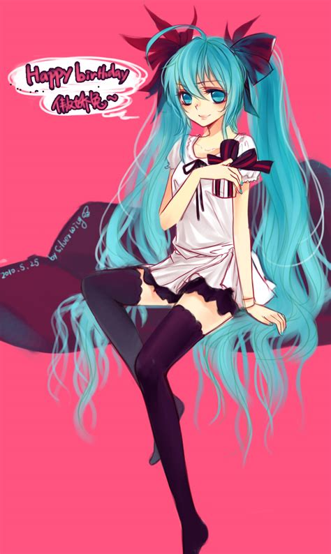 Hatsune Miku Vocaloid And 1 More Drawn By Silverwing Danbooru