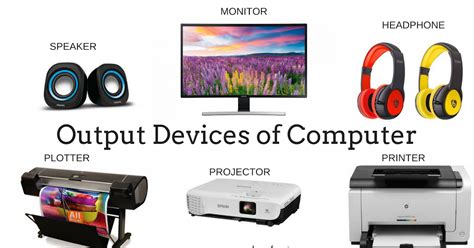 7 Examples Of Output Devices