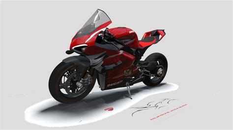 Ducati Panigale V4 3d Models Sketchfab