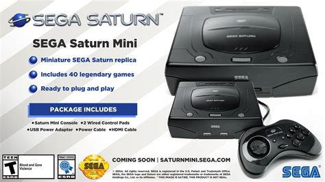 Sega Anuncia Sega Saturn Mini En Retro Y Descatalogado › Consolas Clásicas