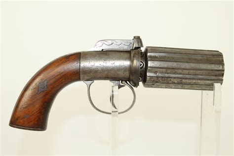 Revolver Pepperbox Antique Firearm 013 Ancestry Guns