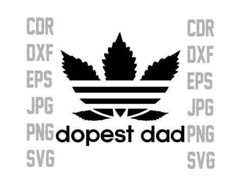 Worlds Dopest Dad Shirt Design Silhouette Fathers Day Svg