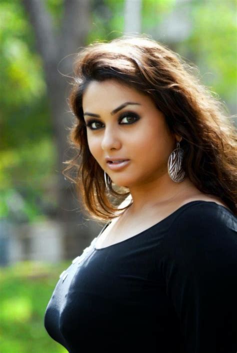 South Hot Actress Namitha Spicy Stills In Black Dress Cap
