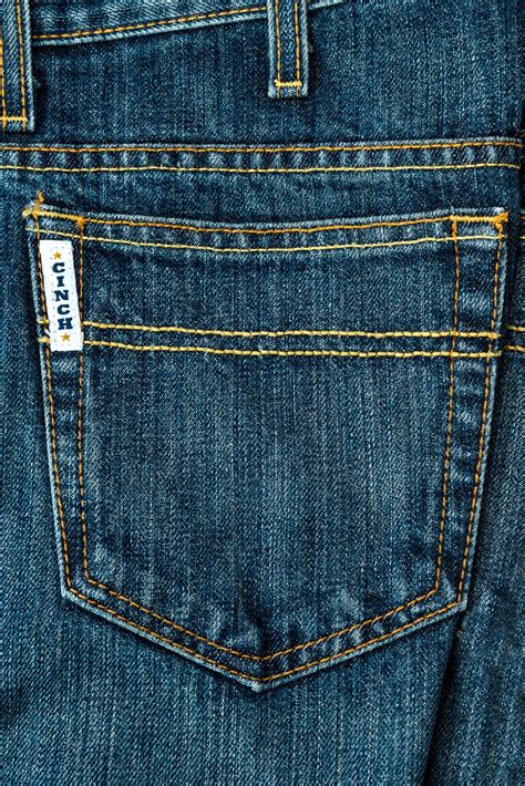 Cinch Jeans Mens Relaxed Fit White Label Jeans Dark Stonewash