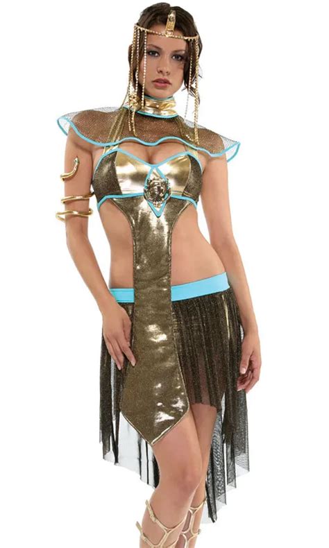 adult sexy ancient egypt queen fancy dress costume for women halloween party cosplay cleopatra