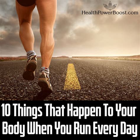 Things That Happen To Your Body When You Run Every Day Health