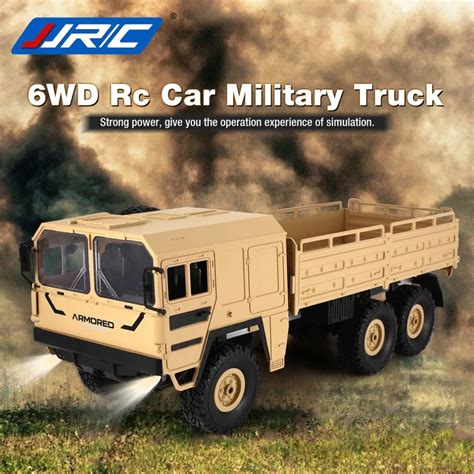 Jjrc Rc Q64 116 24g 6wd Rc Car Military Truck Off Road Rock Crawler