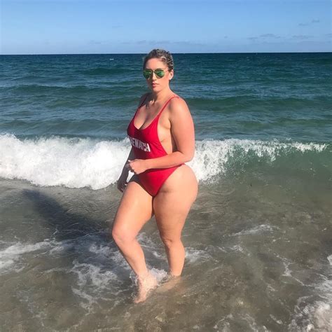 Sophie Elloise Bae Watch Swimsuit Swimsuit Red Beautiful Bikini