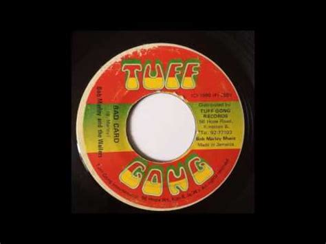 It was not angry or ferocious, but looked at scrooge as marley used to look: Bob Marley - Bad Card + Rub-A-Dub Style (7") - YouTube