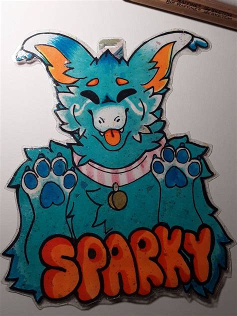 Traditional Furry Badge 2022 Sparky The Manokit By SparkysCreations On
