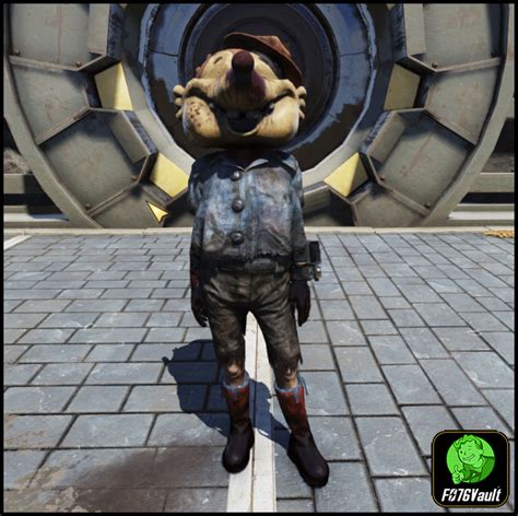 Tattered Mole Uniform And Head Rare Outfit Fallout 76 Pc