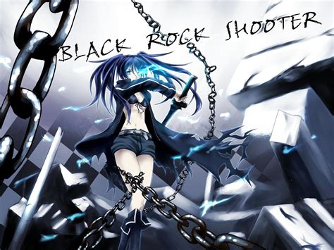 Black Rock Shooter Anime Girls Anime Strength Black Rock Shooter