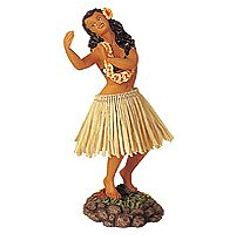 Hawaiian Leilani Posing Hula Girl Dancing Dashboard Doll From Ph