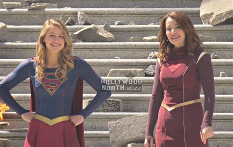 Supergirl Tv Supergirl And Flash Erica Durance Melissa Marie Benoist Dc World Cw Series Dc