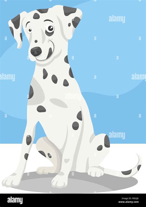 Dalmatian Dog Cartoon Illustration Stock Vector Image And Art Alamy