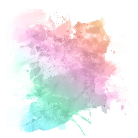 Transparent Watercolour Splatter In Rainbow Colours1048 6320 Kyle Leach