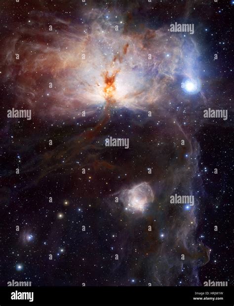 Flame Nebula Ngc 2024 Sh2 277 Stock Photo Alamy