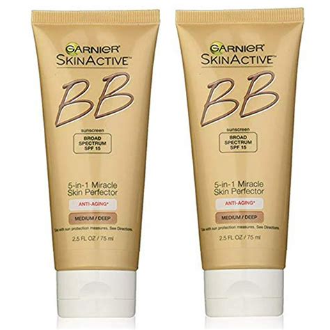 Garnier Skinactive Bb Cream Face Moisturizer Anti Aging Medium Deep 2 5 Fl Oz