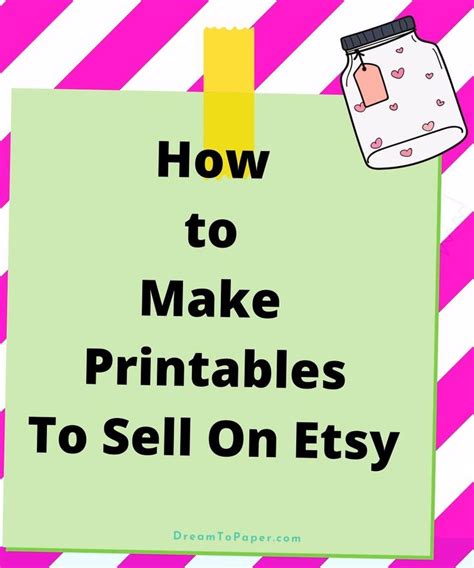 How To Make And Sell Printables To Sell On Etsy Video Things To Sell