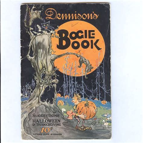 12th Annual Edition Dennison Bogie Book 1924 Vintage Halloween