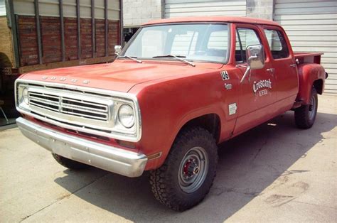 14k Miles 1972 Dodge W200 Power Wagon Crew Cab Bring A Trailer
