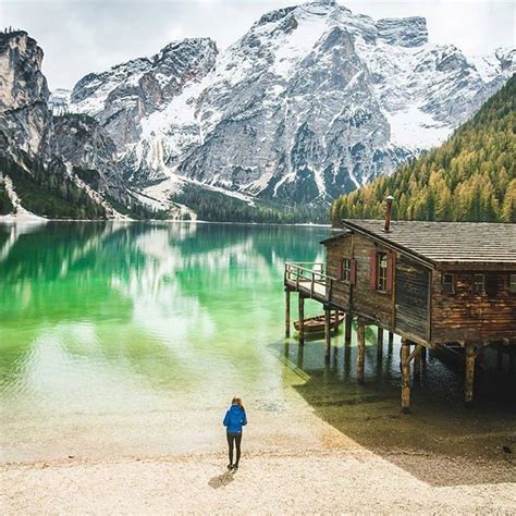 Picture Perfect Lake Prags Italy Photo By