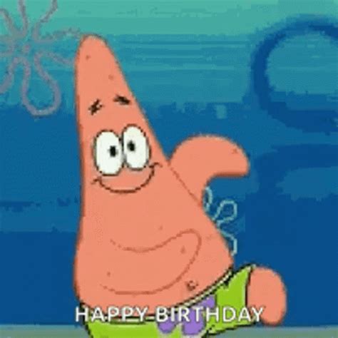 Spongebob Patrick Dance Happy Birthday 