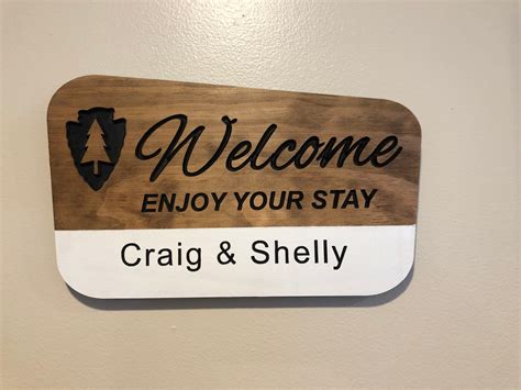 Welcome Sign National Park Personalized Etsy